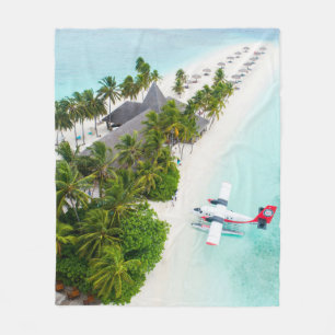 Schöne Meerestiere Fleecedecke