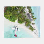 Schöne Meerestiere Fleecedecke (Vorderseite (Horizontal))