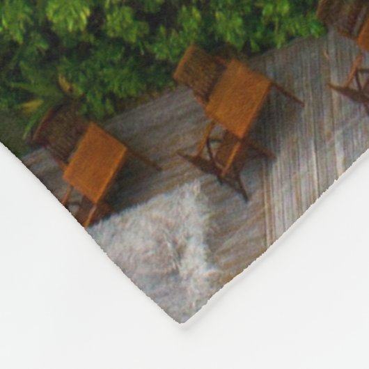 Schöne Meerestiere Fleecedecke (Ecke)