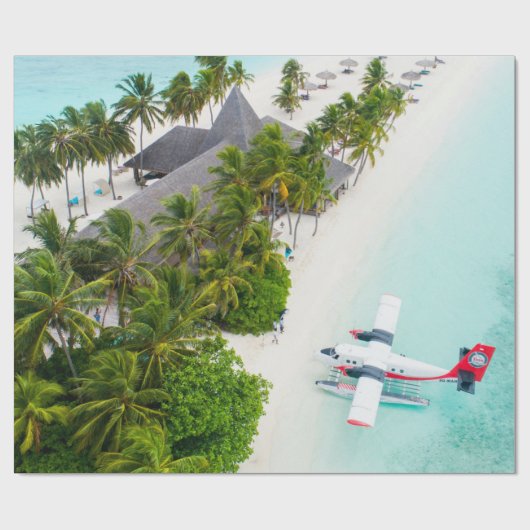 Schöne Meerestiere Geschenkpapier (Flach)