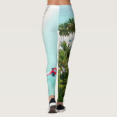 Schöne Meerestiere Leggings (Rückseite)