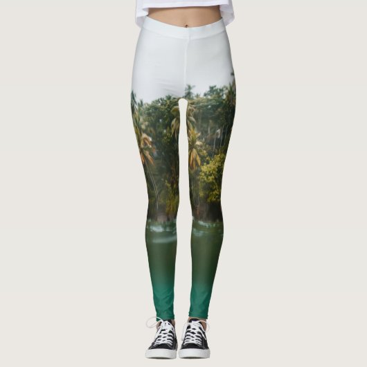 Schöne Meerestiere Leggings (Vorderseite)