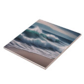 Schöne Meereswellen Fliese (Seite)