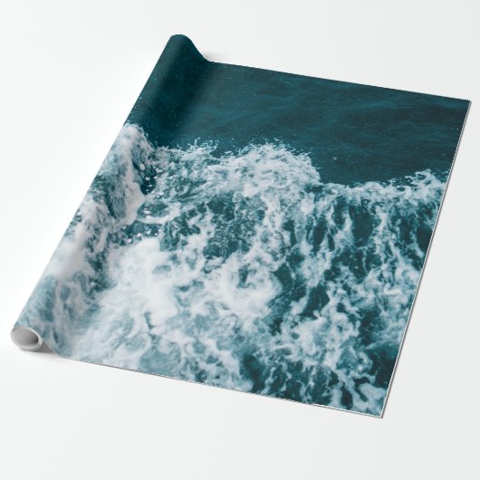 Schöne Meereswellen Geschenkpapier (Ungerollt)