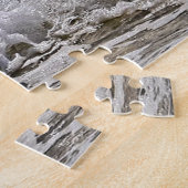 Schöne Meereswellen Landschaft Fotografie Kunst Puzzle (Seite)