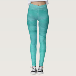 Schöne Meereswellen Leggings