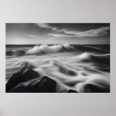 Schöne Meereswellen Poster (Vorne)