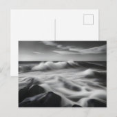 Schöne Meereswellen Postkarte (Vorne/Hinten)