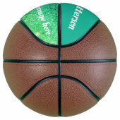 Schöne Meerjungfrau Aquamariner Glitzer Sparkling Basketball (Rechts)