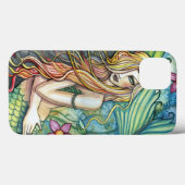 Schöne Meerjungfrau Fantasy Kunst Case-Mate iPhone Hülle (Rückseite (Horizontal))