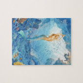 Schöne Meerjungfrau, Fische und Schiffbruch Puzzle (Horizontal)