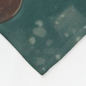 Schöne Meerjungfrau Happy Holidays Weihnachten Fleecedecke (Ecke)