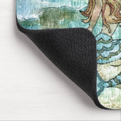 Schöne Meerjungfrau macht Waves Mouse Pad Mousepad (Ecke)