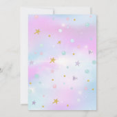 Schöne Meerjungfrau & Pirate unter dem Meer Geburt Einladung (Rückseite)