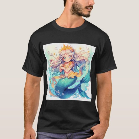 Schöne Meerjungfrau T-Shirt (Vorderseite)