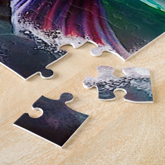 Schöne Meerjungfrau und das Meer Puzzle (Seite)