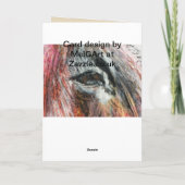 Schöne mehrfarbige Esel Geburtstags-Karte Karte (Rückseite)