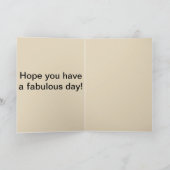 Schöne mehrfarbige Esel Geburtstags-Karte Karte (Innenseite)