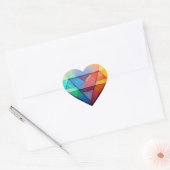 Schöne mehrfarbige Heart Stickers (Umschlag)