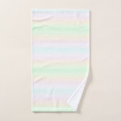 Schöne, mehrfarbige Pastel Shades Badhandtuch Set (Handtuch)