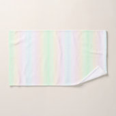 Schöne, mehrfarbige Pastel Shades Badhandtuch Set (Handtuch)