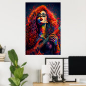 Schöne Melody - Rock and Roll Poster Print (Heimbüro)