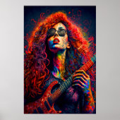 Schöne Melody - Rock and Roll Poster Print (Vorne)