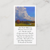 Schöne Memorial Sympathy Card Visitenkarte (Vorderseite)