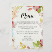 SCHÖNE MENÜKARTE (Vorne/Hinten)