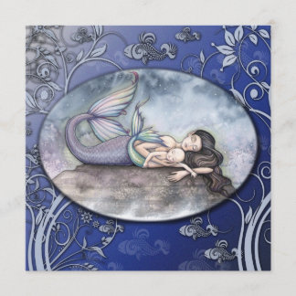 Schöne Mermaid Baby Dusche Einladungen