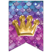 Schöne Mermaid Birthday Balloon Foil Letters Wimpelkette (Erste Fahne)