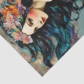 Schöne Mermaid Decoupage Seidenpapier (Ausschnitt)