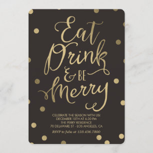 Schöne Merriding Editable Color Holiday Party Einladung