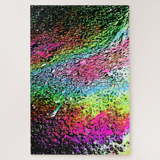 Schöne metallische Texturierte Blick Puzzle farben (Vertikal)