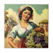 Schöne mexikanische Kalender Giro del Malcantone Fliese (Vorderseite)