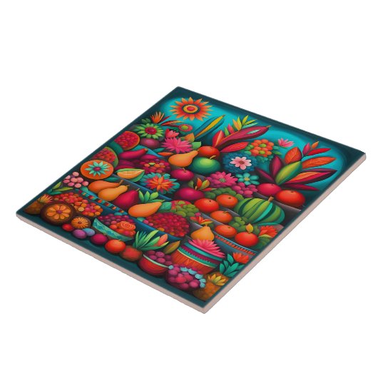 Schöne mexikanische Kunst Fliese (Seite)