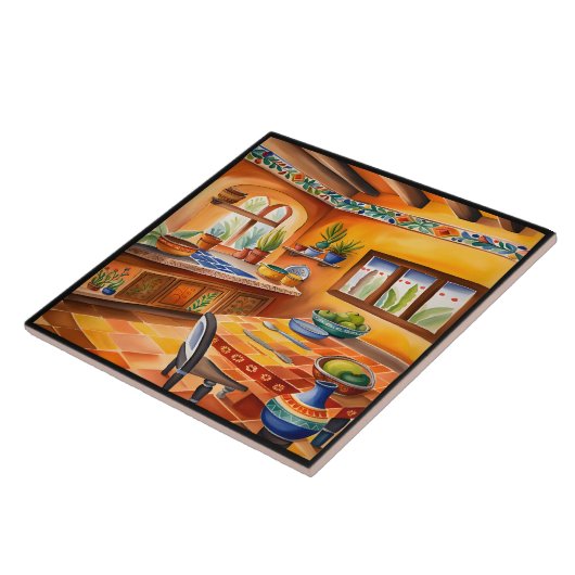 Schöne mexikanische Kunst Fliese (Seite)