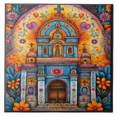 Schöne mexikanische Kunst Fliese (Vorderseite)