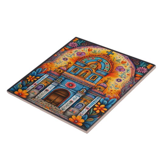 Schöne mexikanische Kunst Fliese (Seite)