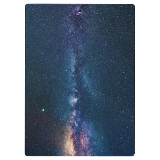 Schöne Milchstraße Klemmbrett (Rückseite)
