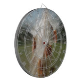 Schöne Milkweed Magie: Ein Skyward-Flugdesign Dartscheibe (Vorderseite Links)