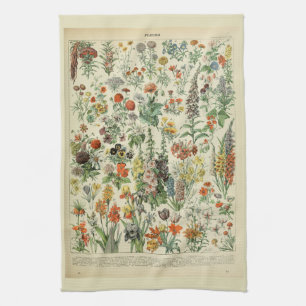 Schöne Millot Fleur Illistration Print Geschirrtuch