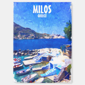 Schöne Milos Griechenland Europa Reisen Kunst Magnet (Vorderseite)
