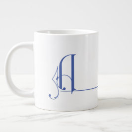 Schöne Minimalistische Elegante Monogram A Jumbo-Tasse