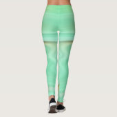 Schöne Mint Gradient Leggings (Rückseite)