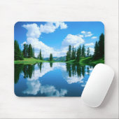 Schöne Mirror Lake Mouse Mat Mousepad (Mit Mouse)