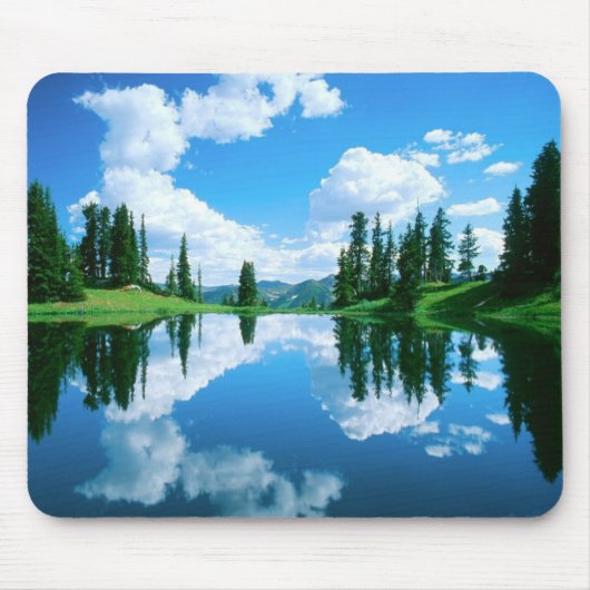 Schöne Mirror Lake Mouse Mat Mousepad (Vorne)