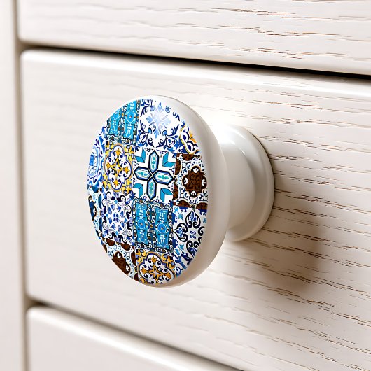 🤩 Schöne Mischung von Azulejos Keramikknauf
