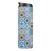 🤩 Schöne Mischung von Azulejos Thermosbecher (Nach rechts gedreht)