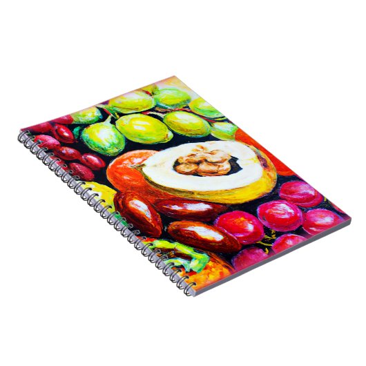 Schöne Mischung von Traubenfruchtgemälden. Jetzt k Notizblock (Rechte Seite)